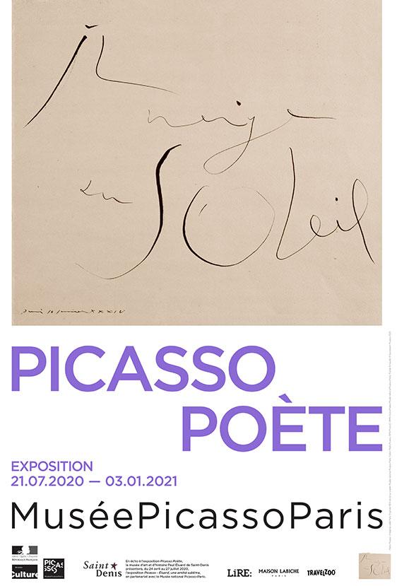 Affiche de l'exposition Picasso Poète au Musée Picasso de Paris